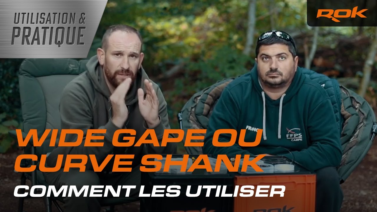 Rod et Nico présentent les hameçons Wide Gape et Curve Shank