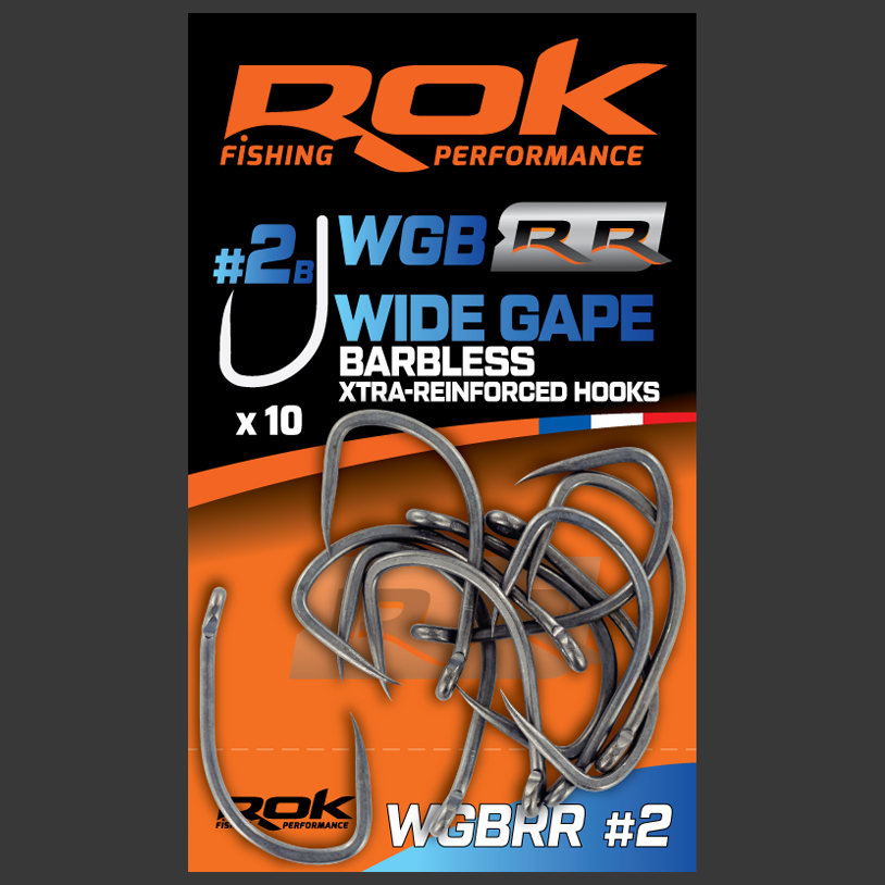 BARBLESS WIDE GAPE XTRA-REINFORCED HOOKS