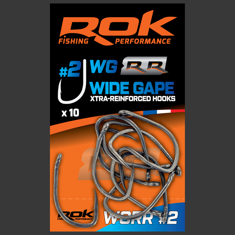 WIDE GAPE XTRA-REINFORCED HOOKS